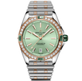 Breitling Super Chronomat 38mm Diamond Watch with Mint Dial