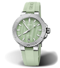 Oris Aquis Date Watch with Green Mother of Pearl Dial, 36.5mm