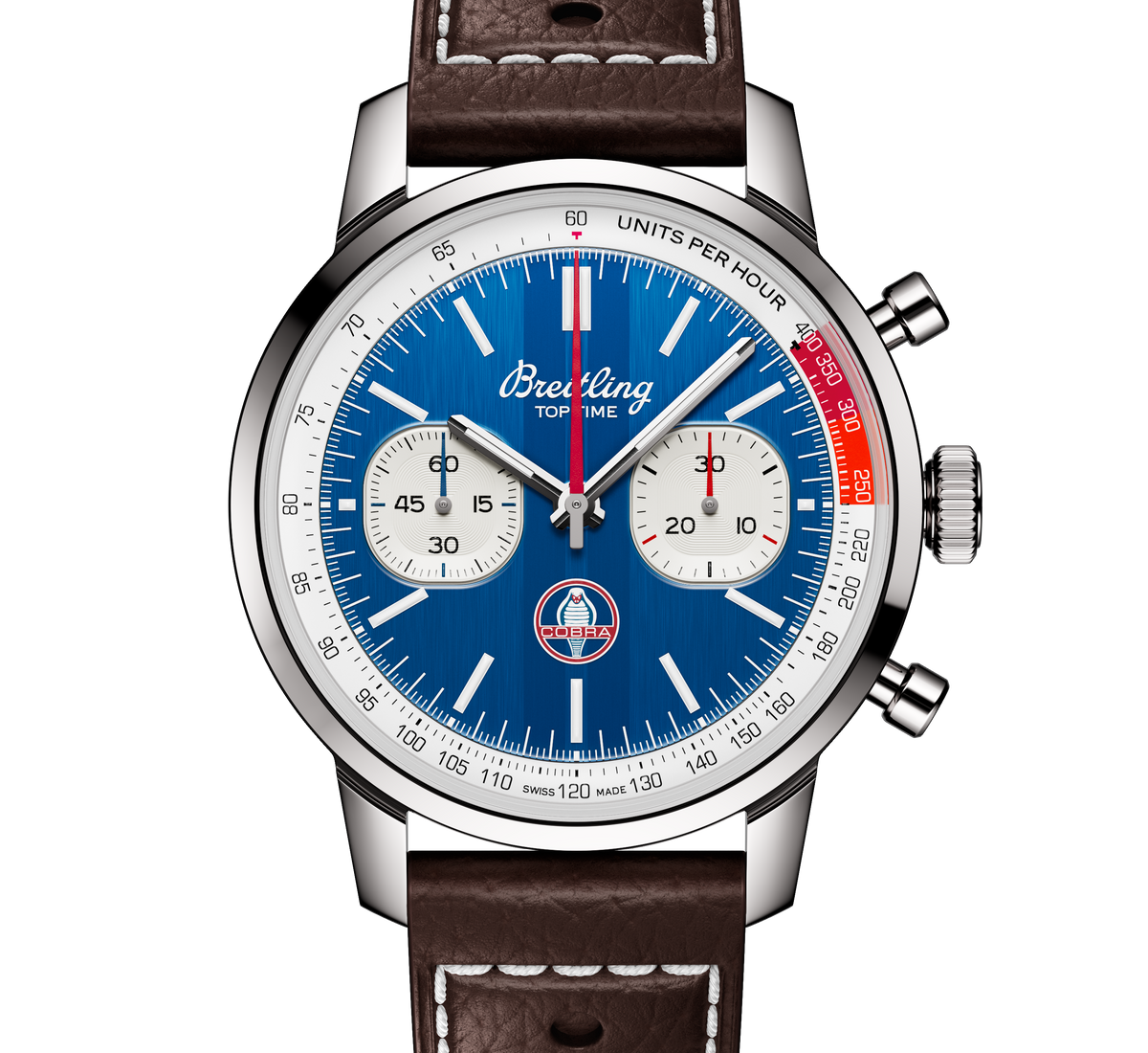 Breitling Top Time B01 Shelby Cobra 41mm Watch with Blue Dial