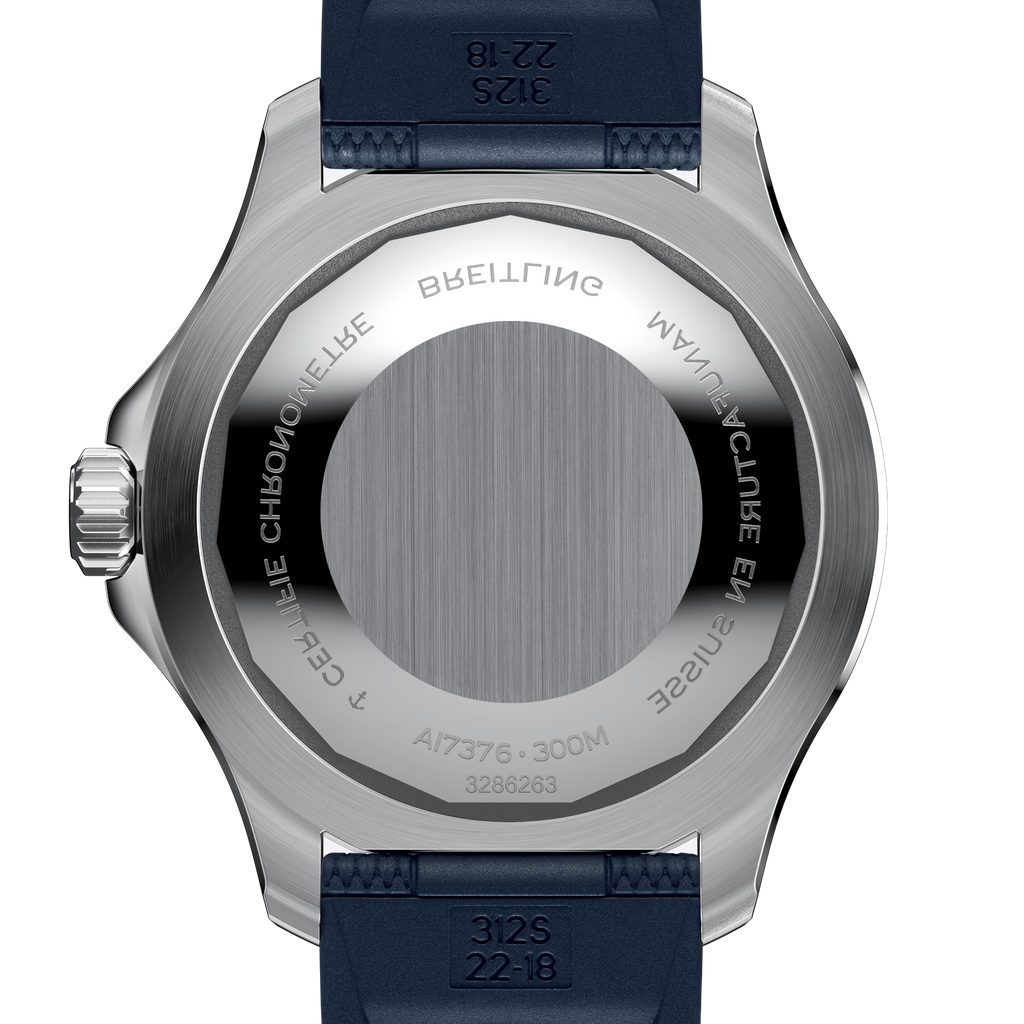 Breitling Superocean Blue on Rubber Watch, 44mm