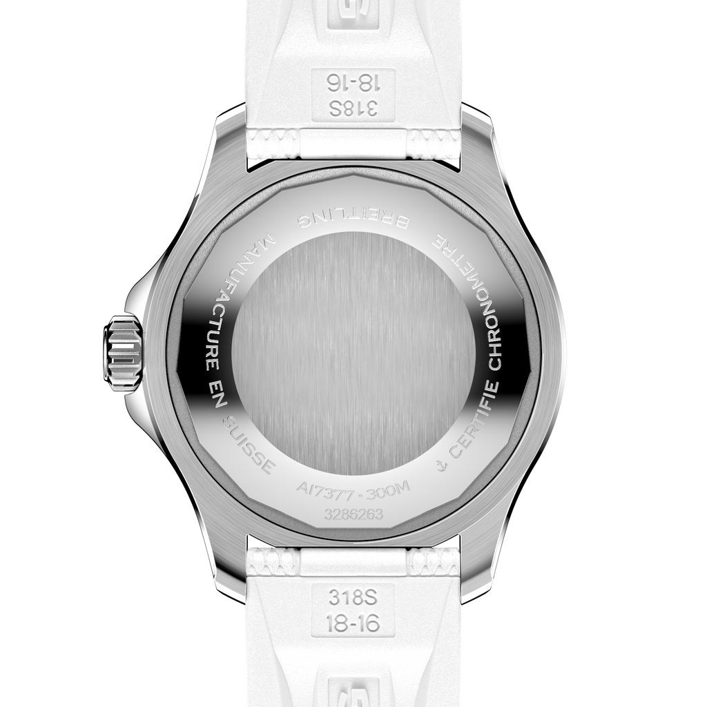 Breitling Superocean White on Rubber Watch, 36mm