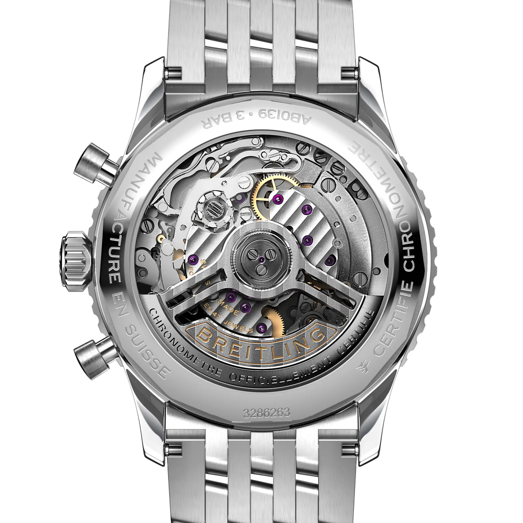 Breitling Navitimer B01 Chronograph 41 Watch with Stainless Steel Bracelet