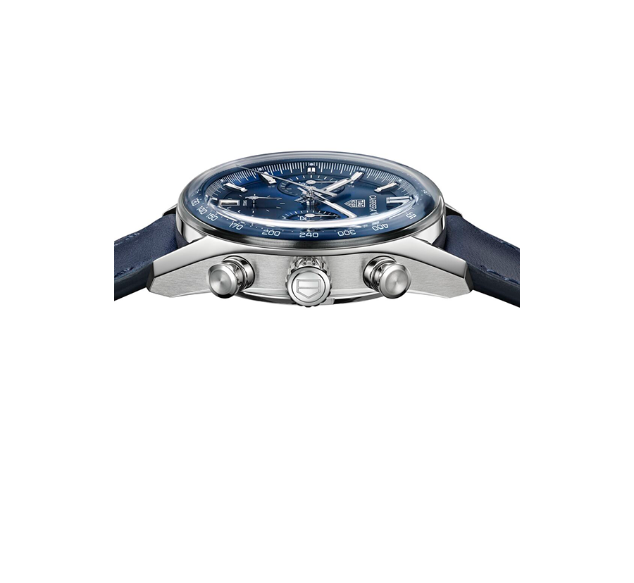 TAG Heuer Carrera Chronograph Watch with Blue Dial