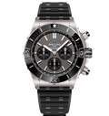 Breitling Super Chronomat B01 44 Watch with Black Rubber Rouleaux Strap