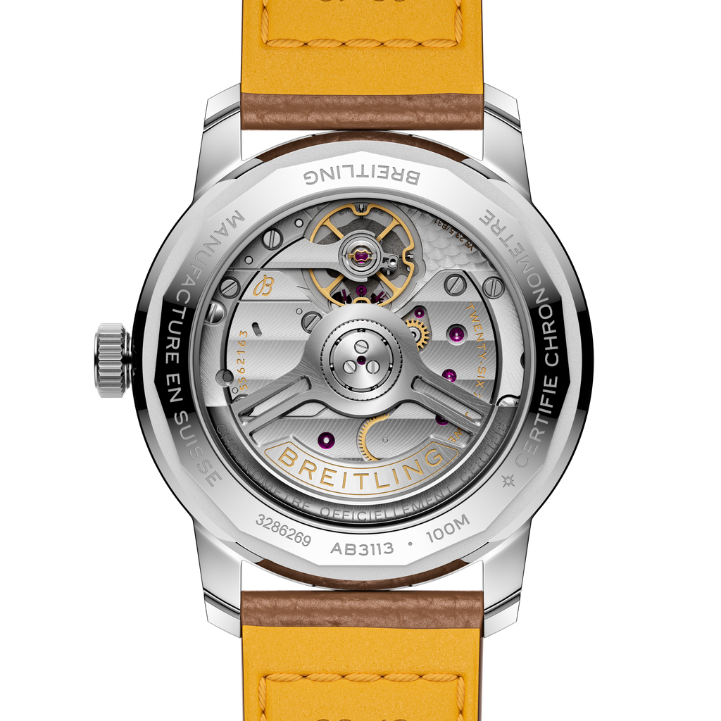 Breitling Top Time B31 38mm Watch with Brown Leather Strap