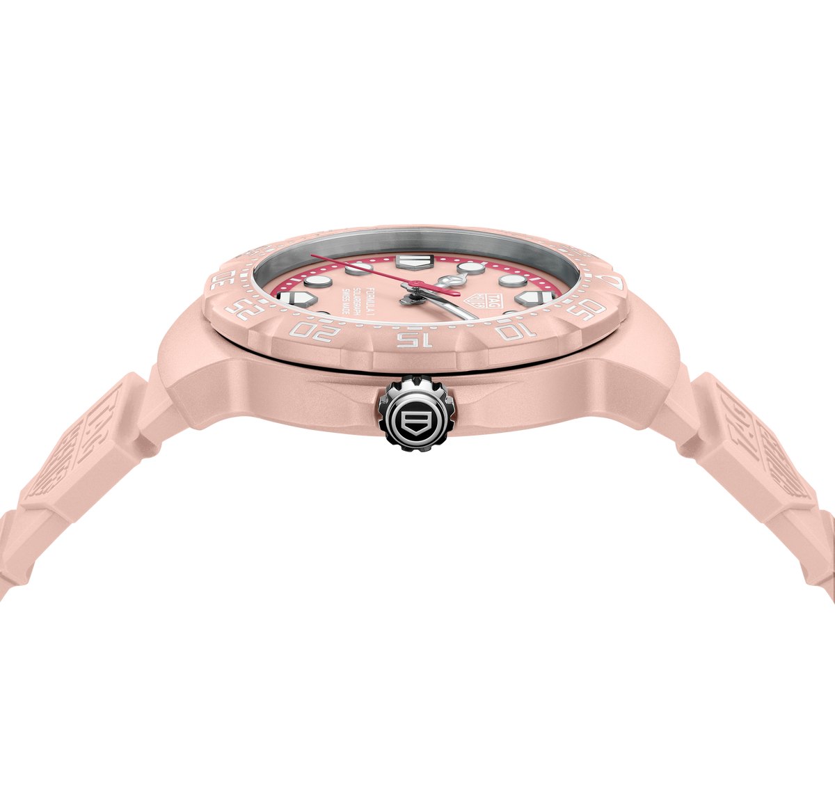 TAG Heuer Formula 1 Solargraph Watch with Light Pink Dial, Limited Edition