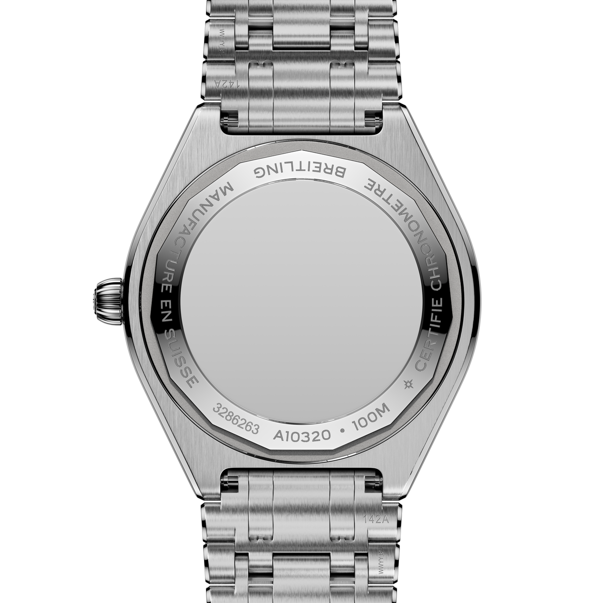 Breitling Chronomat Automatic 36 Watch with Mother of Pearl Dial