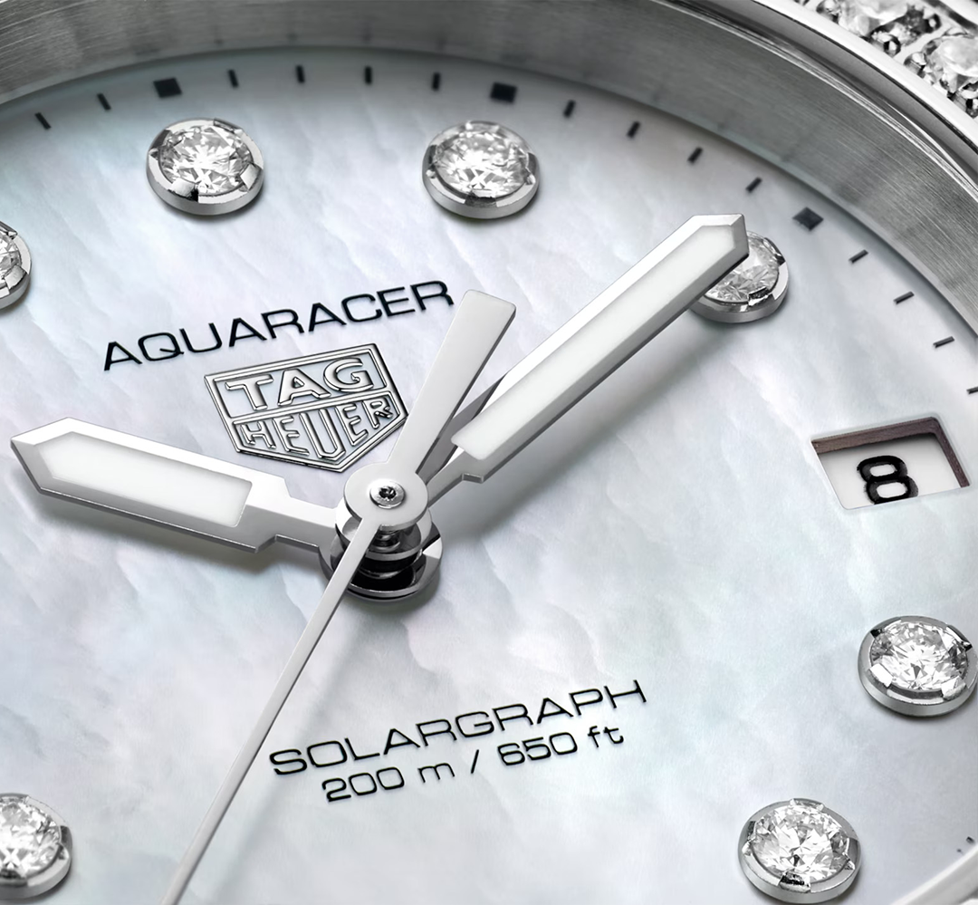 TAG Heuer Aquaracer Professional 200 Solargraph Watch with Stainless Steel Bracelet