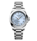 Longines Conquest 34mm Watch with Baby Blue Dial