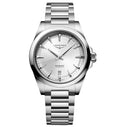 Longines Conquest 38mm Watch with Sunray Silver Dial