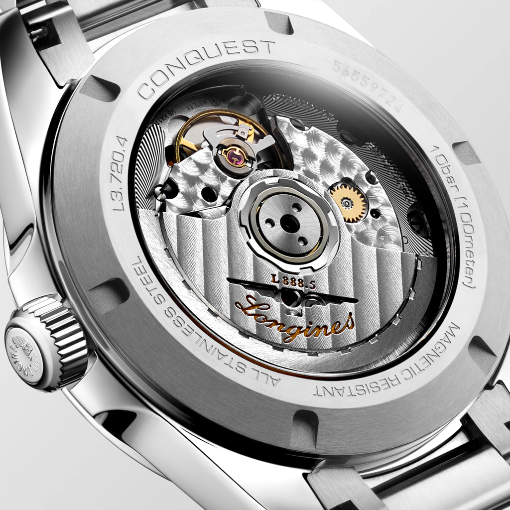 Longines Conquest 38mm Watch with Champagne Dial