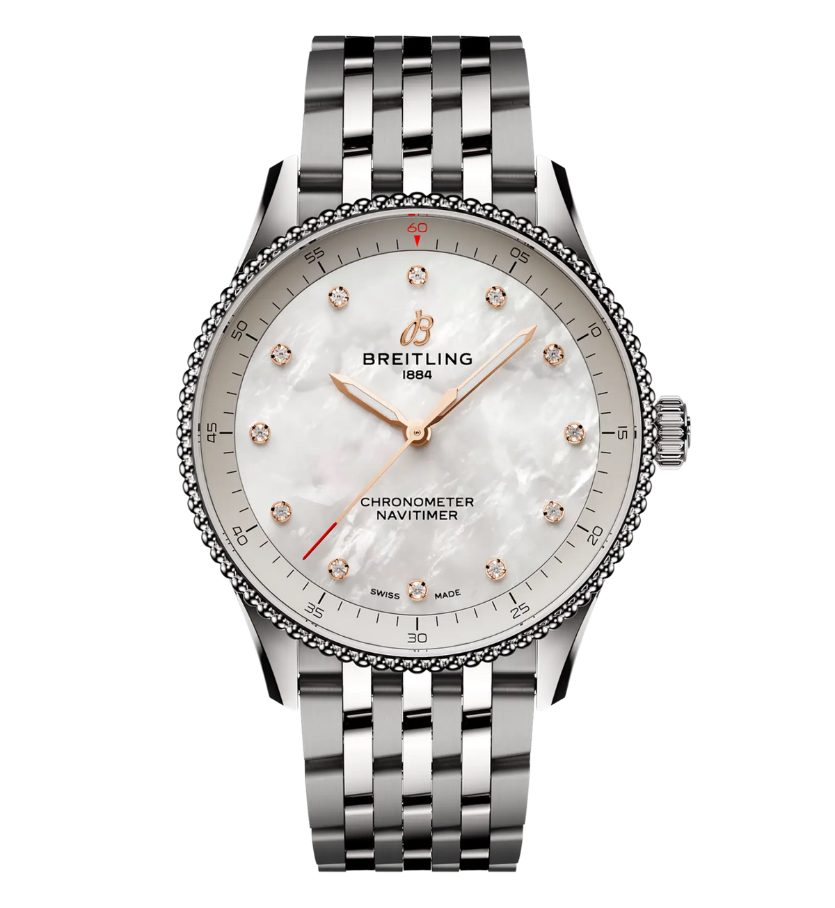 Breitling Navitimer 32 Watch with Mother of Pearl Dial