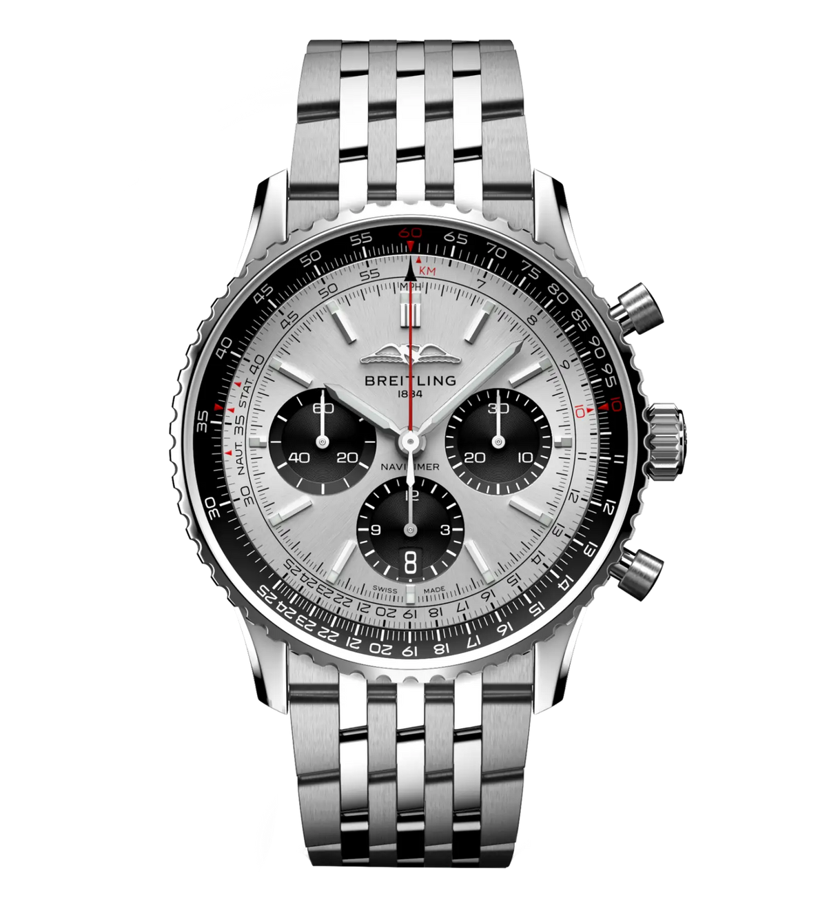 Breitling Navitimer B01 Chronograph 43 Watch with Gray Dial