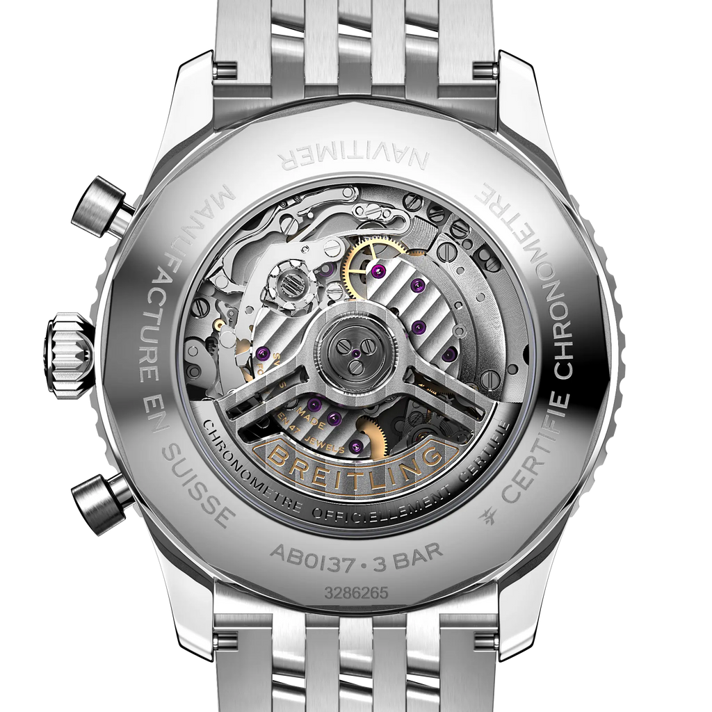 Breitling Navitimer B01 Chronograph 46 Watch with Black Dial