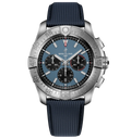 Breitling Super Avenger B01 Chronograph 46 Watch with Blue Leather Strap