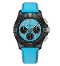 Breitling Avenger B01 Chronograph 42 Night Mission Watch with Turquoise Strap