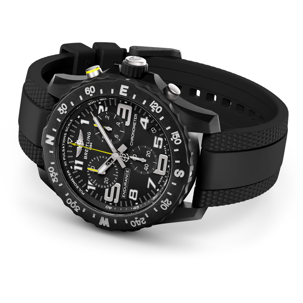 Breitling Endurance Pro 44 Watch with Black Rubber Strap