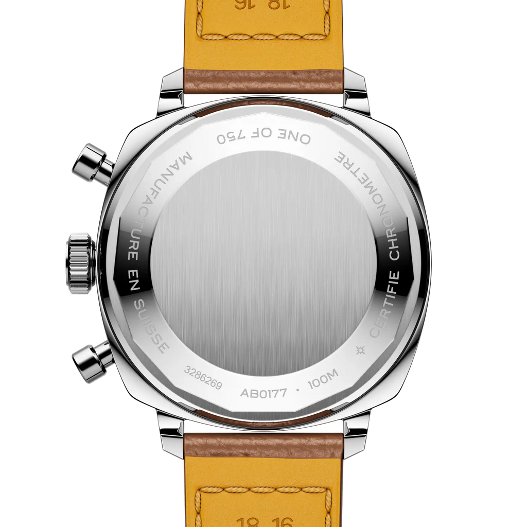 Breitling Top Time B01 Racing 38 Watch with Beige Leather Strap, Limited Edition