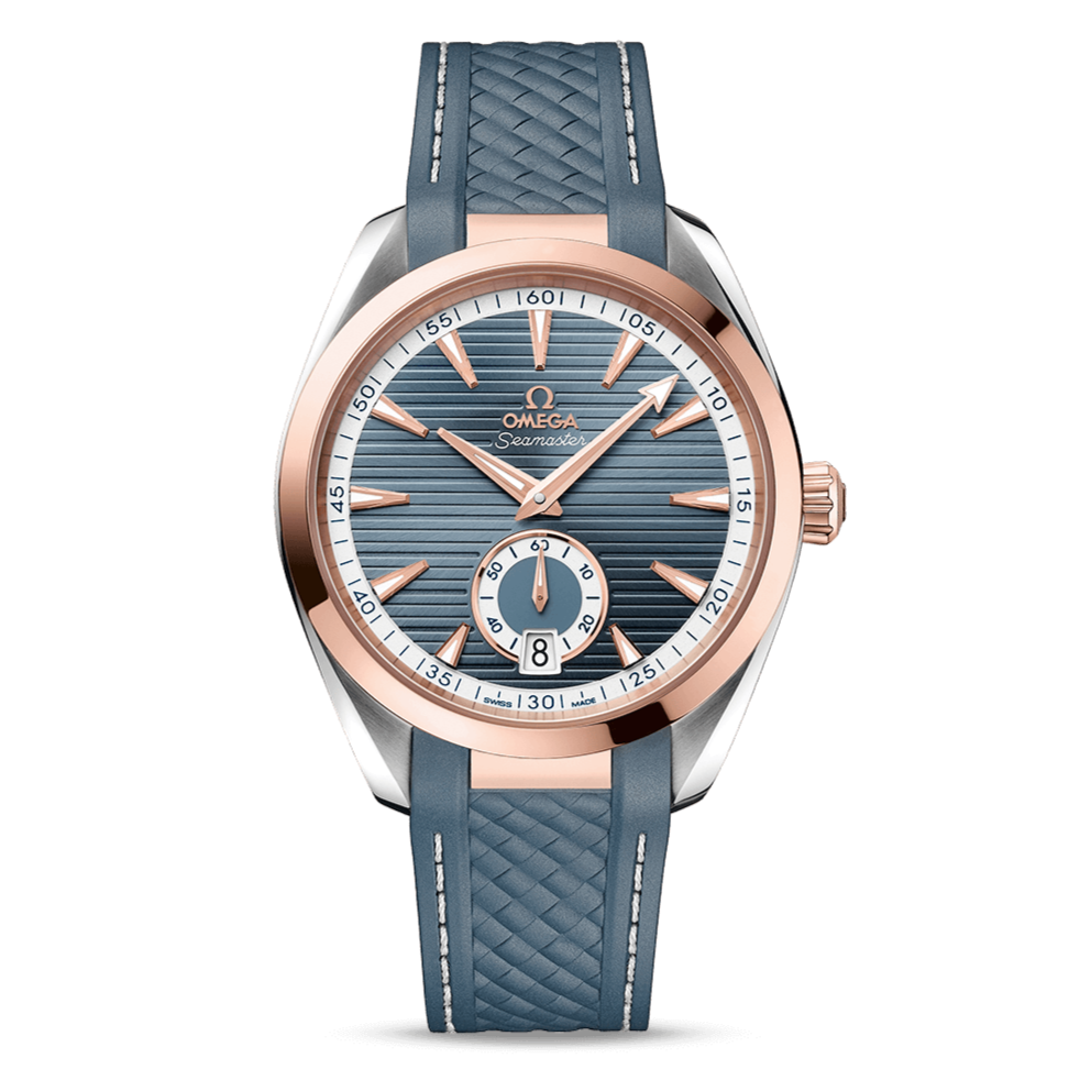OMEGA Seamaster Aqua Terra 150m Co-Axial Master Chronometer Small Seconds 41mm with Blue Dial