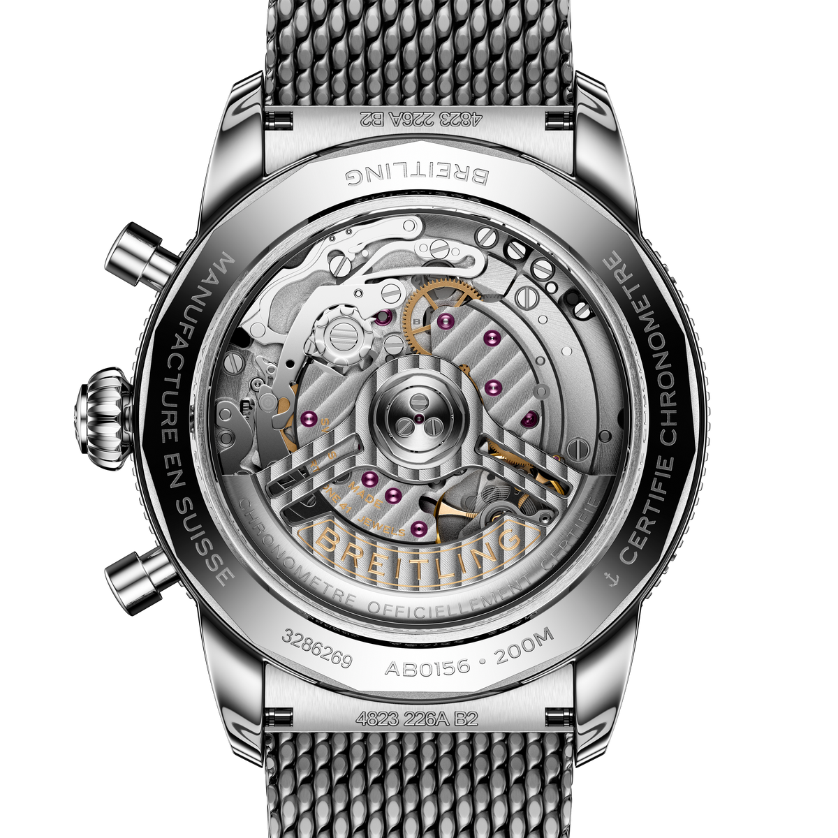 Breitling Superocean Heritage B01 Chronograph 42 Watch with Green Dial