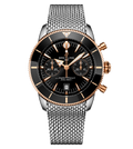 Breitling Superocean Heritage B01 Chronograph 42 Watch with Black Dial