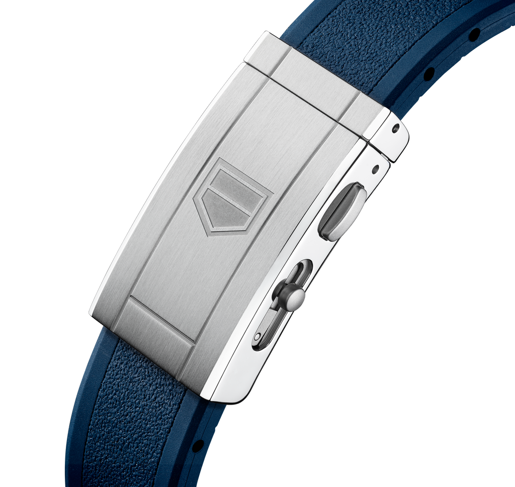 TAG Heuer Aquaracer Professional 300 Date Watch with Blue Rubber Strap