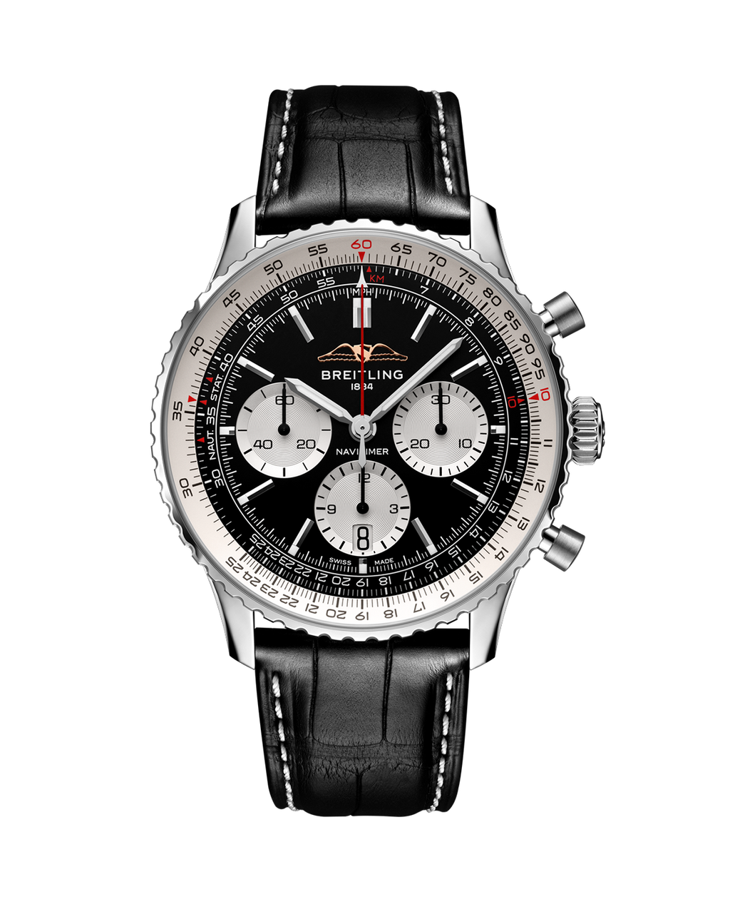 Breitling Navitimer B01 43mm Watch with Black Dial
