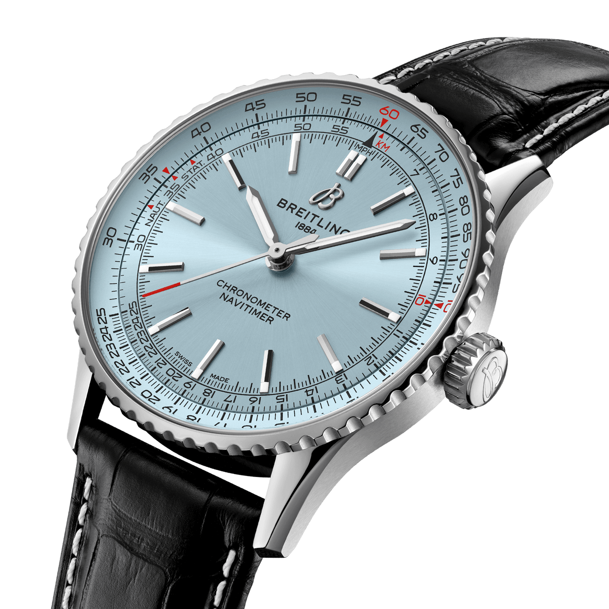 Breitling Navitimer Automatic 41 Watch with Ice Blue Dial