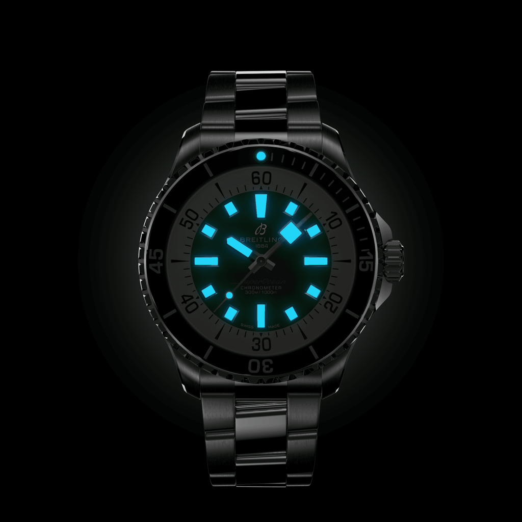 Breitling Superocean Green Watch, 44mm