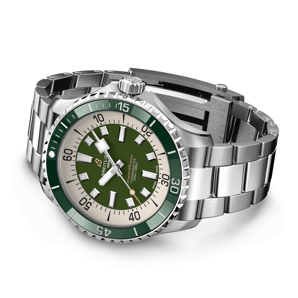 Breitling Superocean Green Watch, 44mm