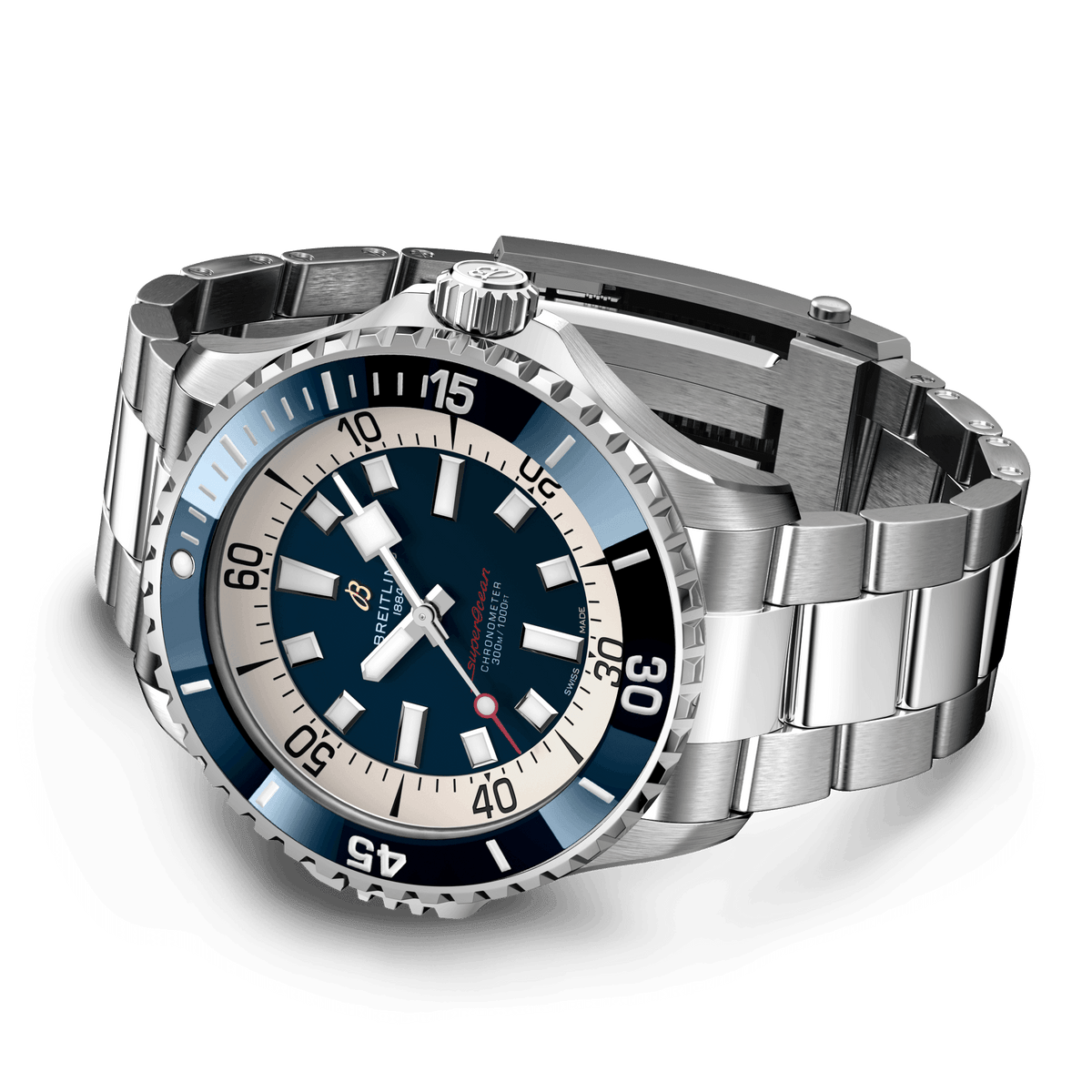 Breitling Superocean Blue Watch, 46mm