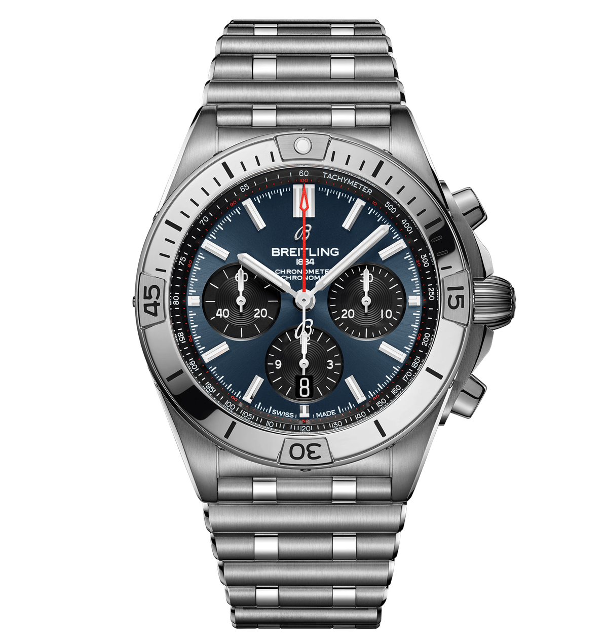 Breitling Chronomat B01 42 Steel with Blue Dial