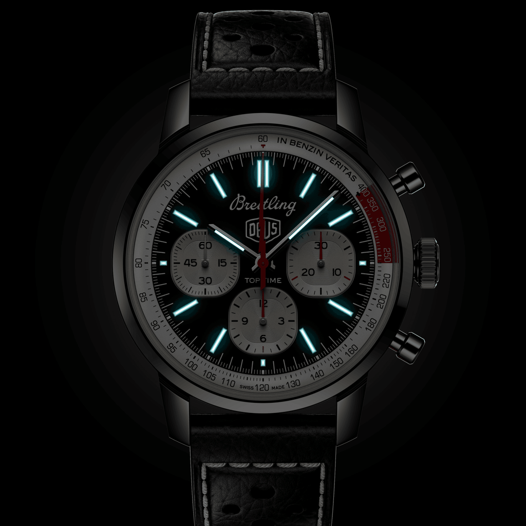 Breitling Top Time B01 Deus Watch with Black Dial