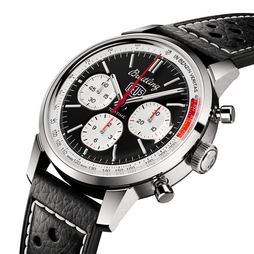 Breitling Top Time B01 Deus Watch with Black Dial