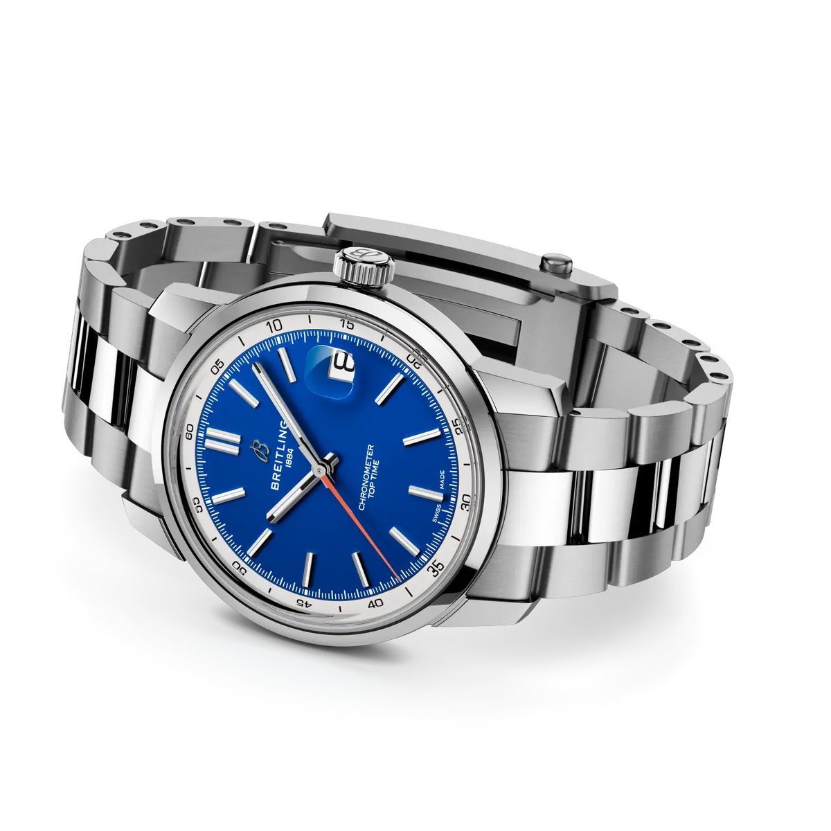 Breitling Top Time B31 38mm Watch with Blue Dial