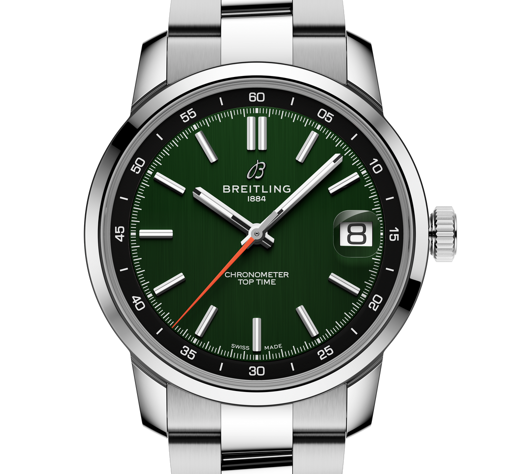 Breitling Top Time B31 38mm Watch with Dark Green Dial