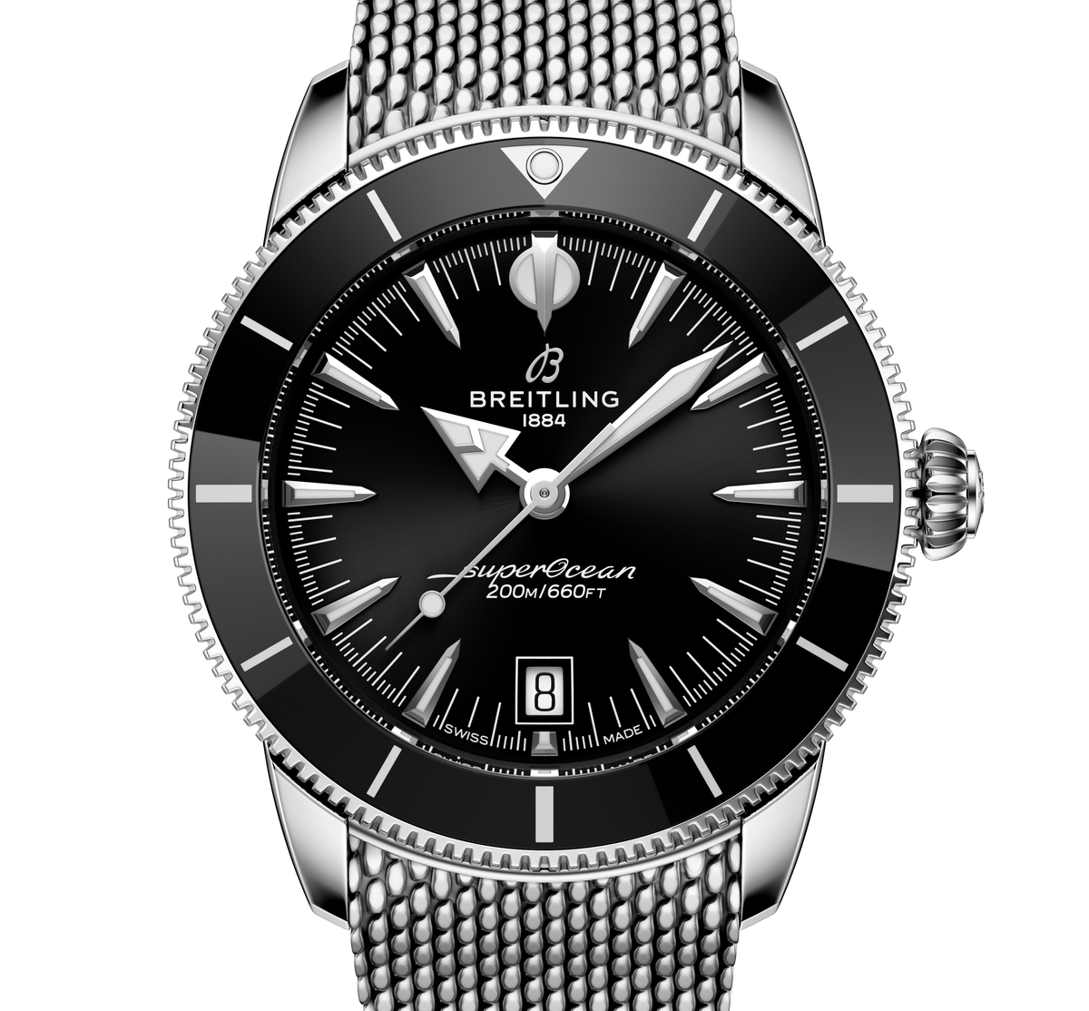 Breitling Superocean Heritage B31 Automatic 42 Watch with Black Dial