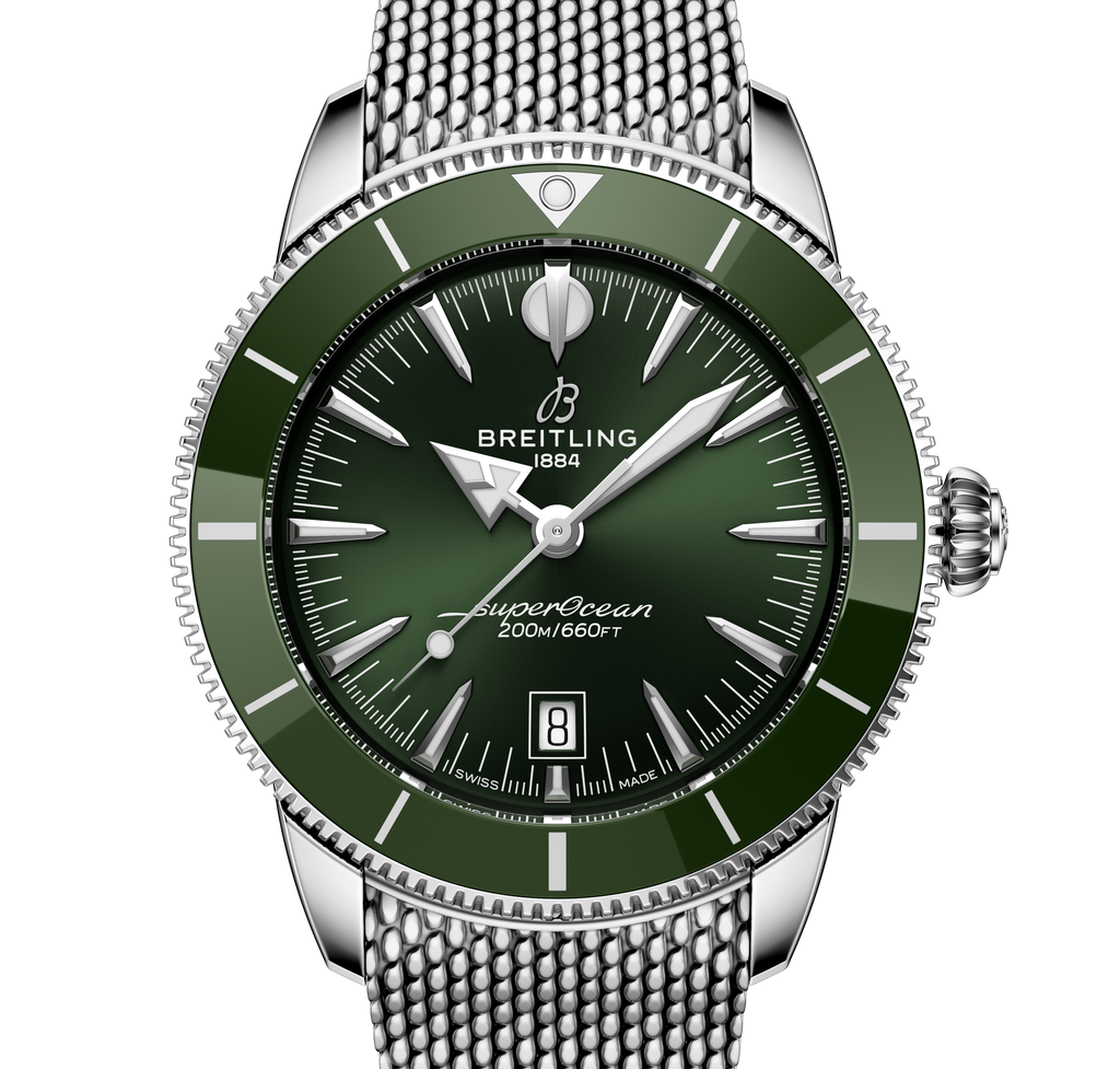 Breitling Superocean Heritage B31 Automatic 44 Watch with Green Dial