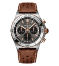 Breitling Chronomat B01 42 Triumph Watch with Brown Leather Strap