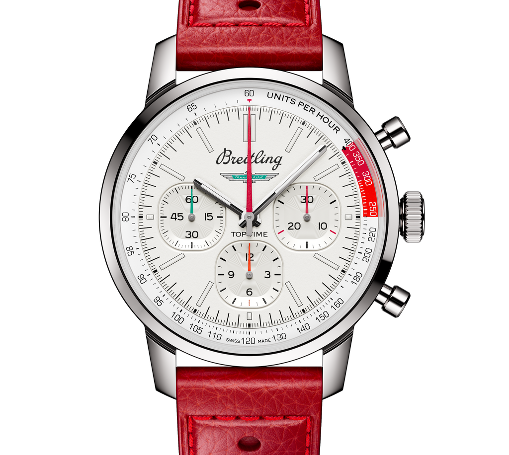 Breitling Top Time B01 Ford Thunderbird 41mm Watch with White Dial