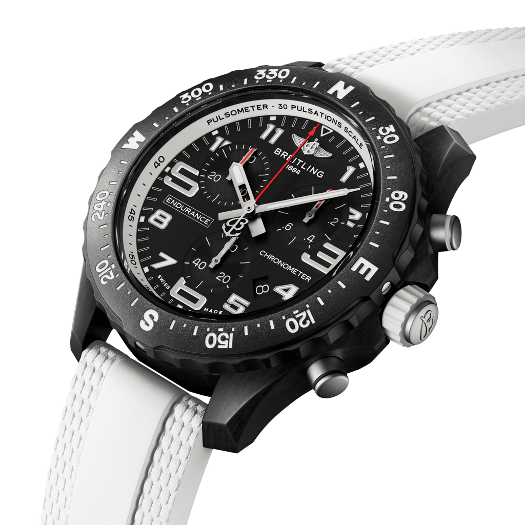 Breitling Endurance Pro 38 Watch with White Strap
