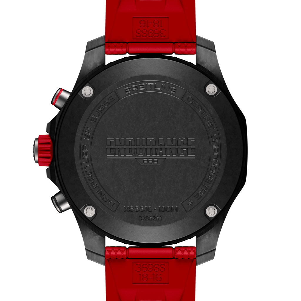 Breitling Endurance Pro 38 Watch with Red Strap